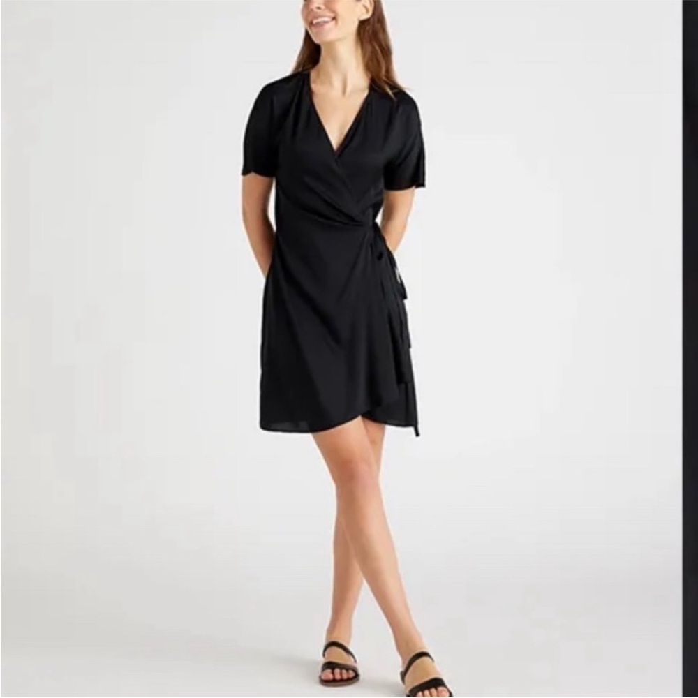 Quince Washable Stretch Silk Wrap Dress - NEVER WORN NWT
